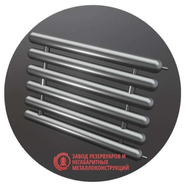 Регистры отопления шестирядные РСЭ-6x219x5.0-2000 мм