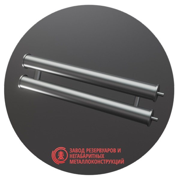 Регистры отопления двухрядные РСП-2x57x2.5-6000 мм