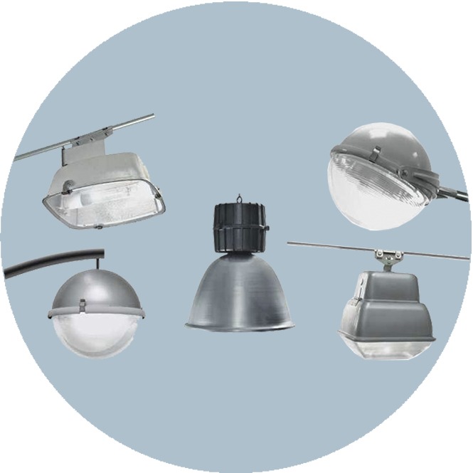 Светильник ламповый &quot;Гелиос&quot; металлогалогенный консольный