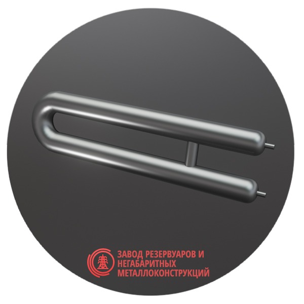 Регистры отопления двухрядные РЗЭ-2x57x2.5-2000 мм