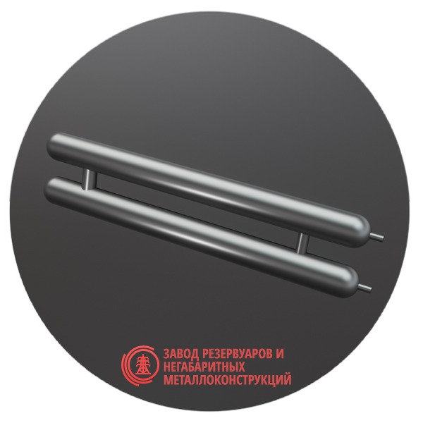 Регистры отопления двухрядные РСЭ-2x108x3.0-5000 мм
